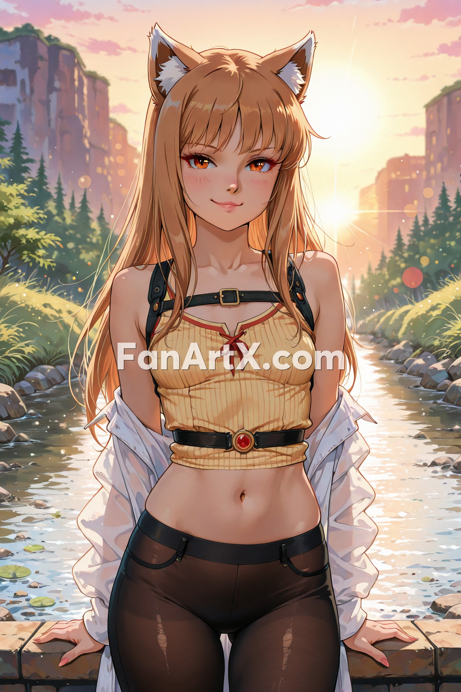 Holo fanart - Spice and Wolf characters 2230476